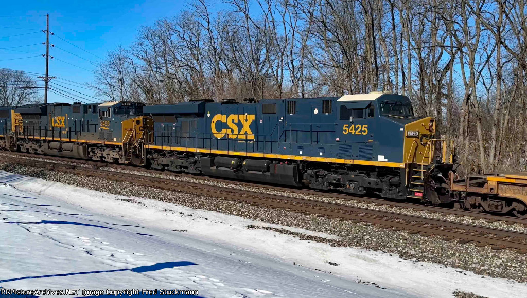 CSX 5425 is clean.